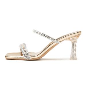 Ainer Cat Slide Slippers 7cm Women's Ainer-cat, золотой