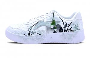 LINING Низкие, износостойкие, амортизирующие кроссовки для скейтбординга, мужские, белые, зеленые