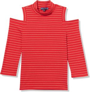 Классическое женское поло с коротким рукавом Tommy Hilfiger, Scarlet