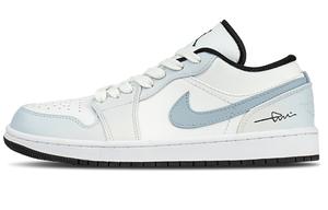 Jordan Кроссовки баскетбольные Unisex Low top Vintage Blue с амортизацией Air 1 и износостойкие