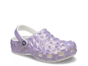 Classic Iridescent Geometric Clog - женские Crocs, Iridescent