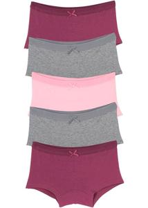 Трусики для девочек (5 шт) Bpc Bonprix Collection, серый