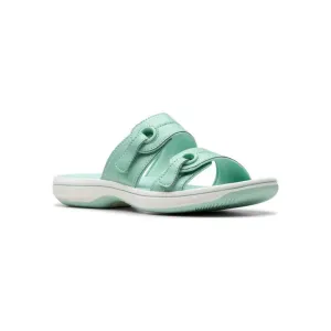 Женские шлепанцы Breeze Maye Cloudstepper Clarks, цвет turquoise