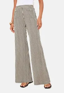 Широкие брюки прямого кроя из жатой ткани Friends Like These, Navy