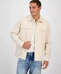 Мужская городская рубашка-куртка Guess, коричневый