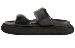 Шлепанцы женские черные Tony Bianco