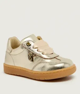 Кожаные кроссовки Calvin Klein Jeans, золотой