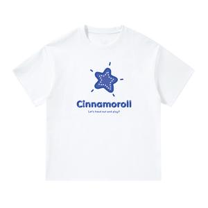 Футболка Unisex CINNAMOROLL Yugui Dog Sanrio, белый