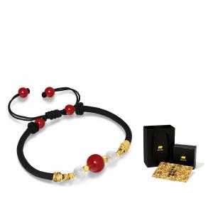 Агатовый нефритовый браслет унисекс MOVER, красный