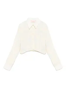 Блузка с цветочным принтом Elisabetta Franchi La Mia Bambina, желтый