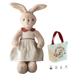 Dolls and bears dance Персиковый белый кролик милые креативные кроличьи куклы плюшевая кукла высота 32см/35см