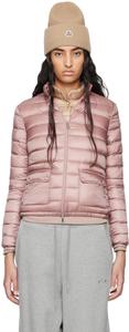 Розовый пуховик Lans Moncler