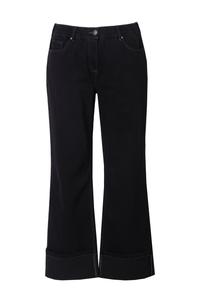 Джинсы с широкими штанинами Ulla Popken, черный