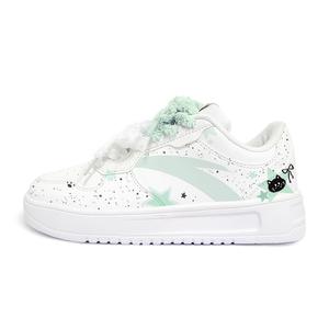 ANTA Комфортные противоскользящие износостойкие низкие кроссовки для скейтбординга унисекс зеленые