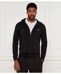 Толстовка с отвисшими краями Regular fit Boss Green, черный