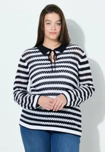 Эко-Ажурный джемпер Ulla Popken, Marine