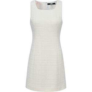 Karl Lagerfeld FW25 Женское платье без рукавов KARL LAGERFELD / Karl Lagerfeld Jeans, белый