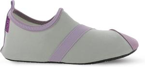 Оригинальные женские складные минималистичные кроссовки FITKICKS для активного образа жизни, йоги и водного спорта, серый/лавандовый