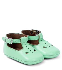 Детские кожаные сандалии PèPè, Verde Acq