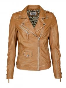 Кожаная куртка JCC 51300, цвет teak