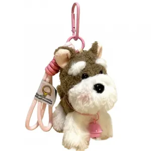 Снежная мини-сумка с чармом, плюшевый кулон-брелок для кукол высотой 10см Abay, розовый