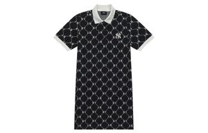 MLB New York Yankees SS24 платье с короткими рукавами женское черное