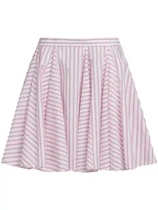 Юбка мини в полоску Marni, красный