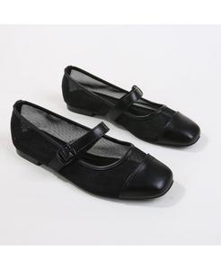Балетки Мэри Джейн из сетчатой ткани Bona Mesh BERNESS, Black