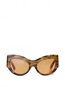 Солнцезащитные очки X Ace & Tate Trixie Ganni, коричневый