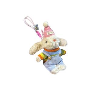 Плюшевый кулон с кроликом Rainbow Bib Hanging Ears, высота 15 см Bobby Bear