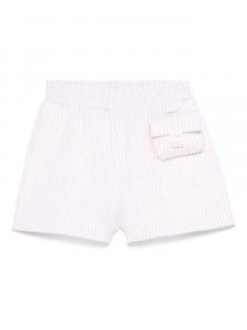 Шорты в полоску Fendi Kids, розовый