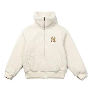 Куртка MLB New York Yankees Lambs Wool Jacket Unisex White, белый