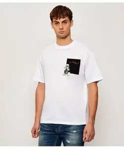 Футболка Karl Lagerfeld x Disney Relaxed fit Karl Lagerfeld, белый