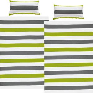Комплект постельного белья REDBEST Sparpaket 4 шт. 204651, 155x1x220 см цвет grün-grau-weiß