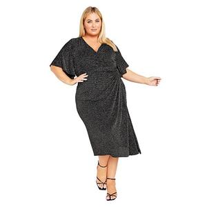 Женское платье Viva Glam plus size Avenue, Black Shimmer