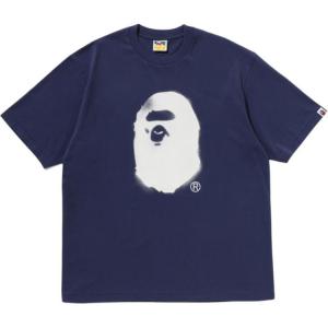 Футболка с принтом логотипа A BATHING APE, синий