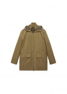 Демисезонная парка MANGO MAN Parko, Khaki