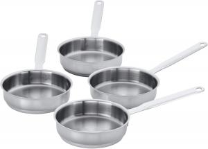 Набор мини-сотейников Demeyere Resto, 4 предмета, серебряный
