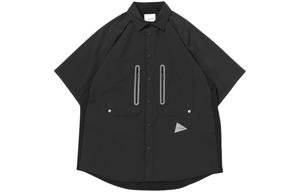 Рубашка с коротким рукавом And Wander, черный