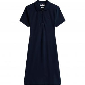 Tommy Hilfiger Женское платье с коротким рукавом marine blue