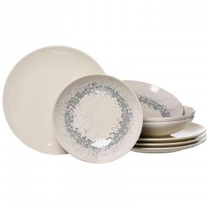 СТОЛОВЫЙ НАБОР Cecina бежево-серый, 8 персон Ritzenhoff Breker, бежевый/серый