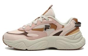 Кроссовки FILA FUSION Conch II Conch Shoes Lifestyle Shoes Women's Low-top Beige/Pink, розовый