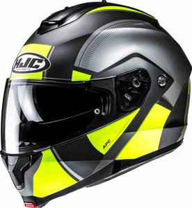 Шлем HJC c91n jyn, Black/Grey/Fluo-Yellow