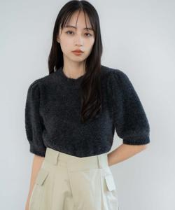 Вязаный свитер с ворсом из мягкой ткани Noela, цвет Black