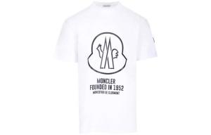 Футболка мужская белая Moncler, белый