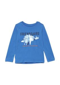 Лонгслив s.Oliver Shirt, цвет royal blue/dark blue