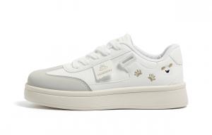 Бесподобные женские белые низкие скейтерские кроссовки для увеличения роста, устойчивые к истиранию HUANQIU, белый