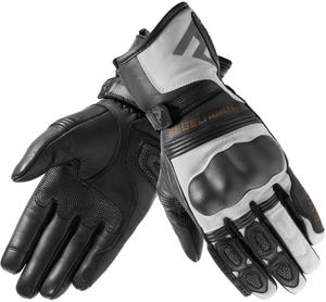 Длинные женские мотоциклетные перчатки Rebelhorn patrol, Black/Gray