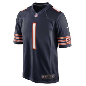 Трикотажное джерси NFL Chicago Bears Home Game Jersey Justin Fields Nike, цвет Marineblau