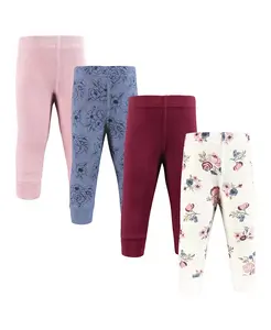 Брюки термо утепленные зауженные детские для девочек Hudson 4 шт Hudson Baby, розовый